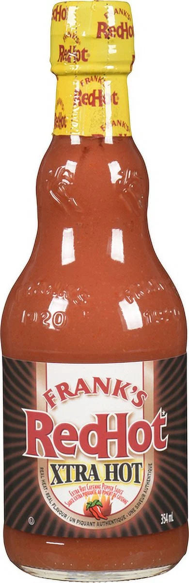 Frank's RedHot Xtra Hot Cayenne Pepper Hot Sauce, 354 mL