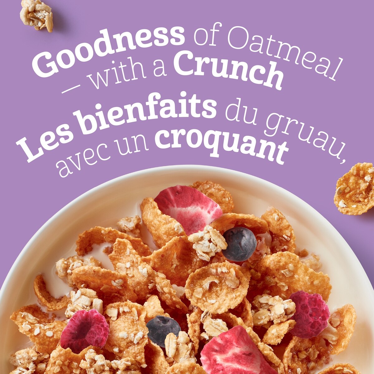 General Mills Oatmeal Crisp Triple Berry Breakfast Cereal, 867 g