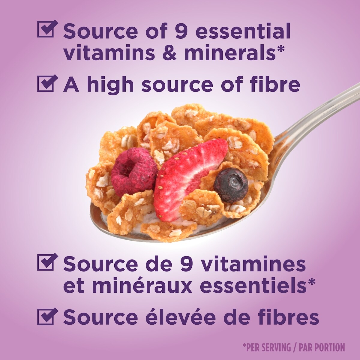 General Mills Oatmeal Crisp Triple Berry Breakfast Cereal, 867 g