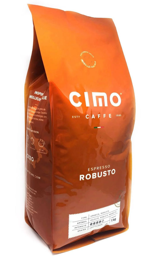 Cimo Espresso Robusto Whole Bean Coffee, 1 kg