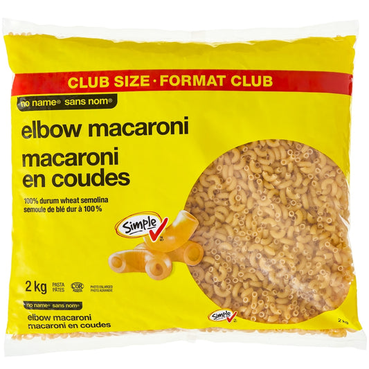 No Name Elbow Macaroni, 2 kg