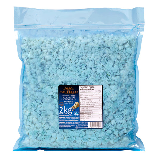 Castello Crumbled Blue Cheese, 2 kg