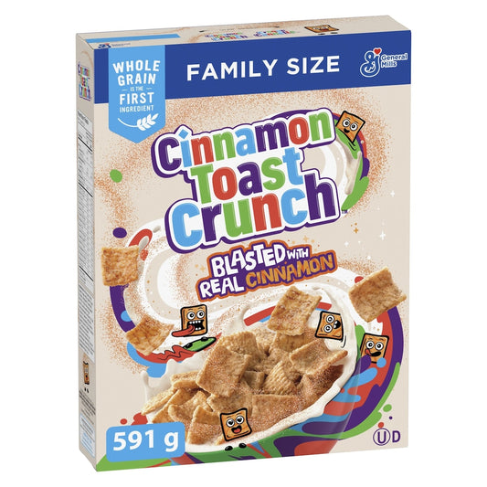 Cinnamon Toast Crunch Breakfast Cereal, Family Size, 591 g