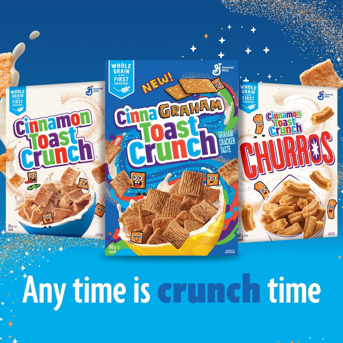 Cinnamon Toast Crunch Breakfast Cereal, Family Size, 591 g