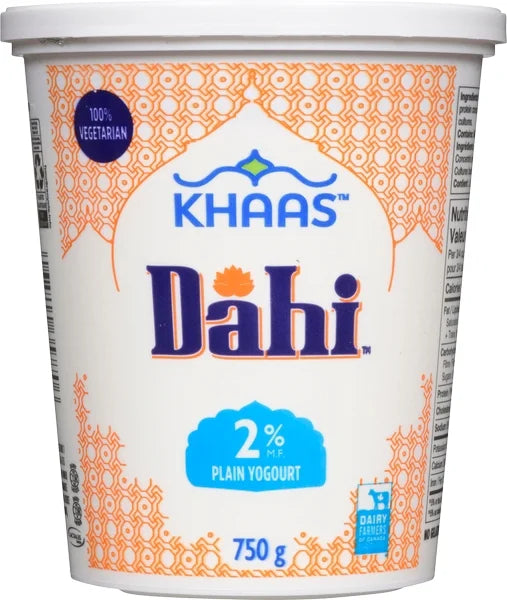 Khaas Dahi 2% Plain Yogurt, 750 g