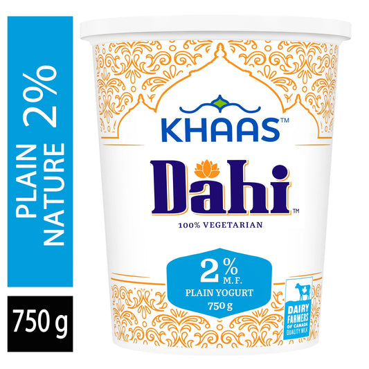 Khaas Dahi 2% Plain Yogurt, 750 g
