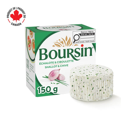 Boursin Shallot & Chive Spreadable Cheese, 150 g
