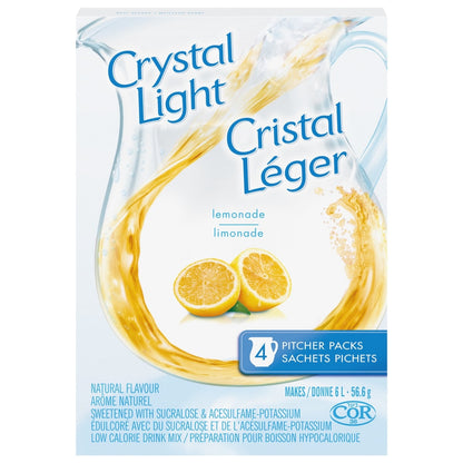Crystal Light Lemonade Pitcher Packs, 56.6 g