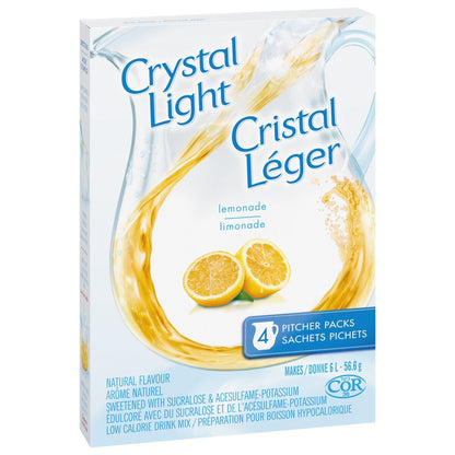 Crystal Light Lemonade Pitcher Packs, 56.6 g