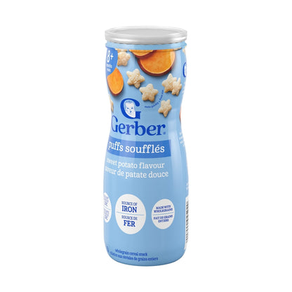Gerber Puffs Sweet Potato Flavour, 42 g