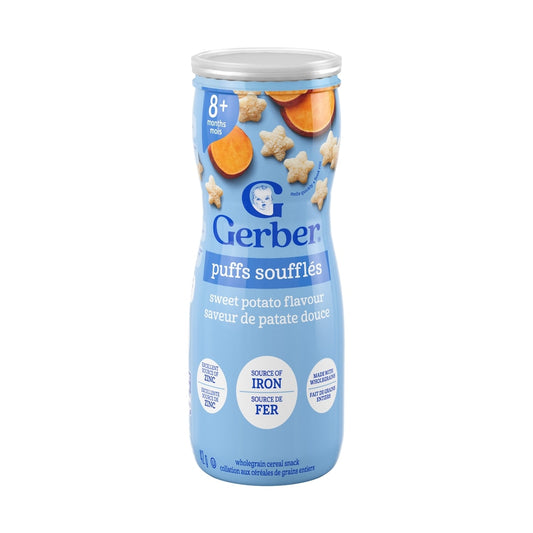 Gerber Puffs Sweet Potato Flavour, 42 g