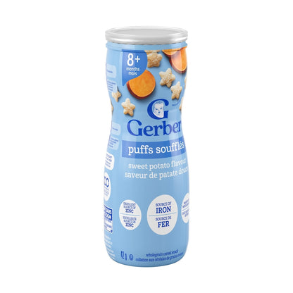 Gerber Puffs Sweet Potato Flavour, 42 g
