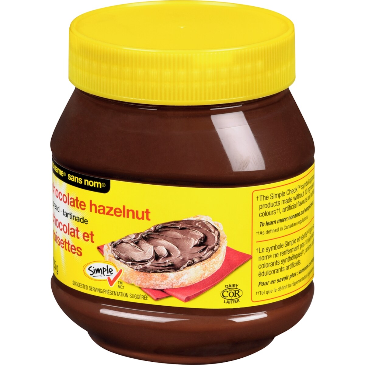 No Name Chocolate Hazelnut Spread, 725 g