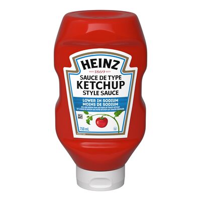 Heinz Low Sodium Tomato Ketchup, 750 mL