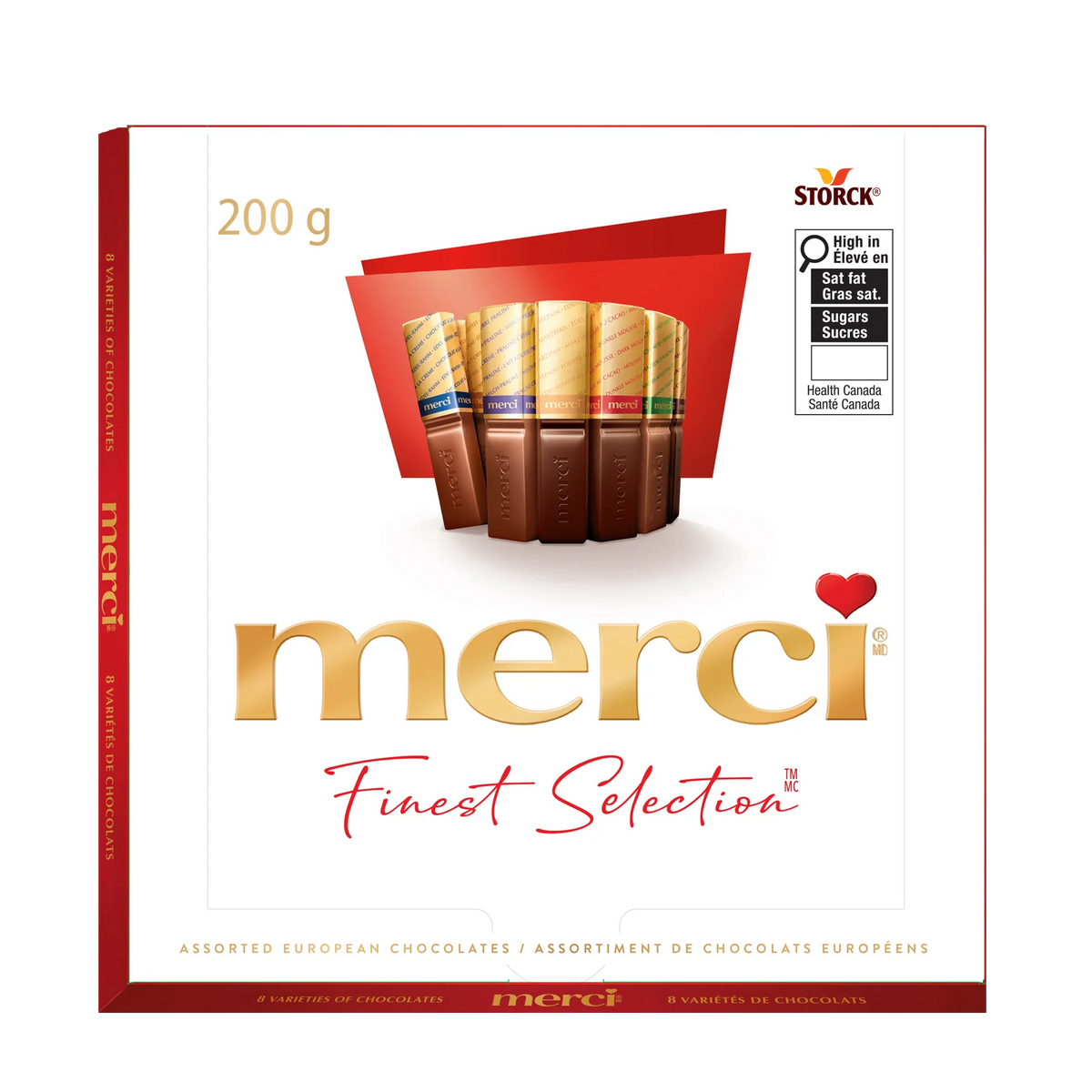 Merci Finest Selection Assorted European Chocolates, 16 Pieces, 200 g