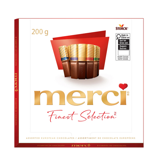 Merci Finest Selection Assorted European Chocolates, 16 Pieces, 200 g