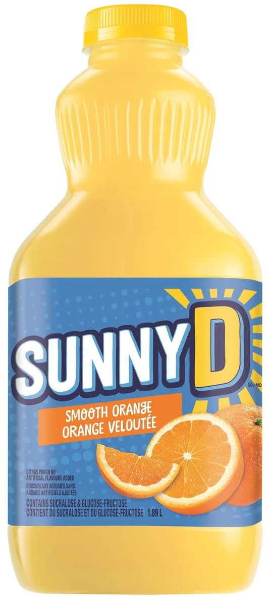 SunnyD Smooth Orange Citrus Drink, 1.89 L