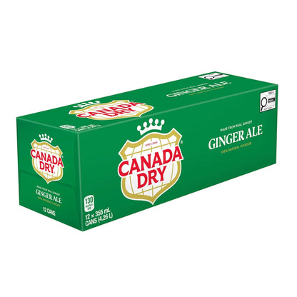 Canada Dry Ginger Ale, 12 × 355 mL