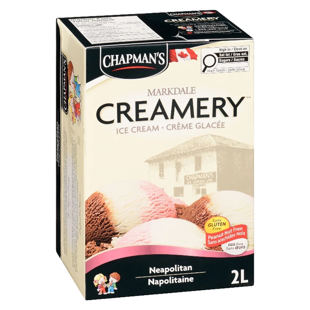 Chapman's Markdale Creamery Neapolitan Ice Cream, 2 L