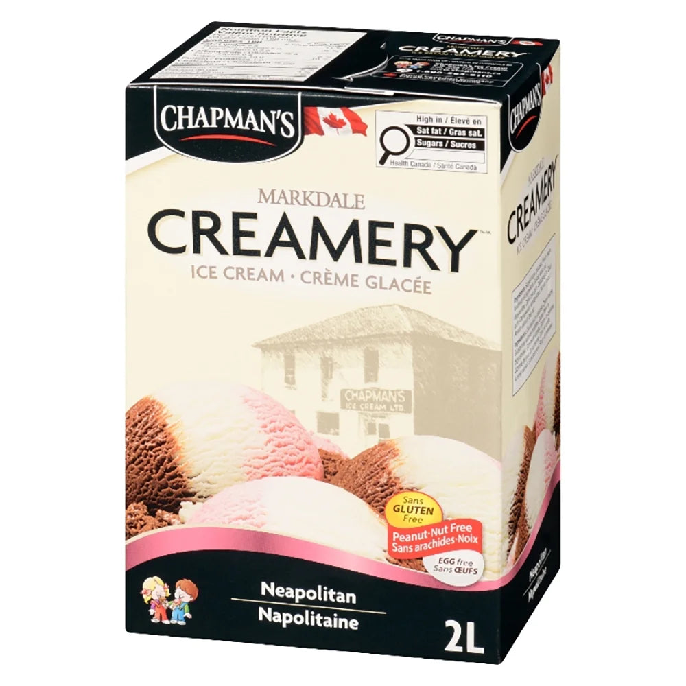 Chapman's Markdale Creamery Neapolitan Ice Cream, 2 L