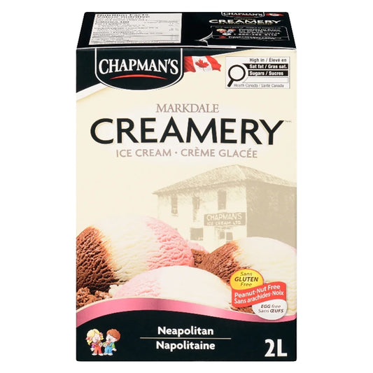Chapman's Markdale Creamery Neapolitan Ice Cream, 2 L