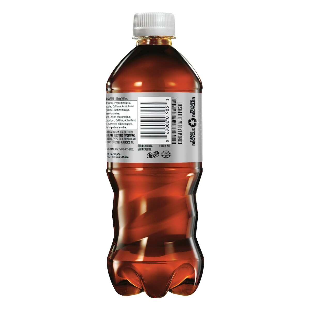 Pepsi Diet Cola, 591 mL