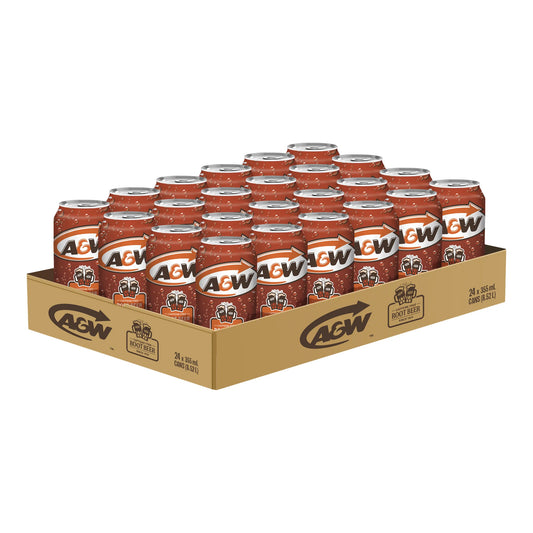 A&W Root Beer, 24 × 355 mL