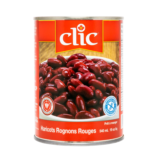 Clic Red Kidney Beans, 12 × 540 mL