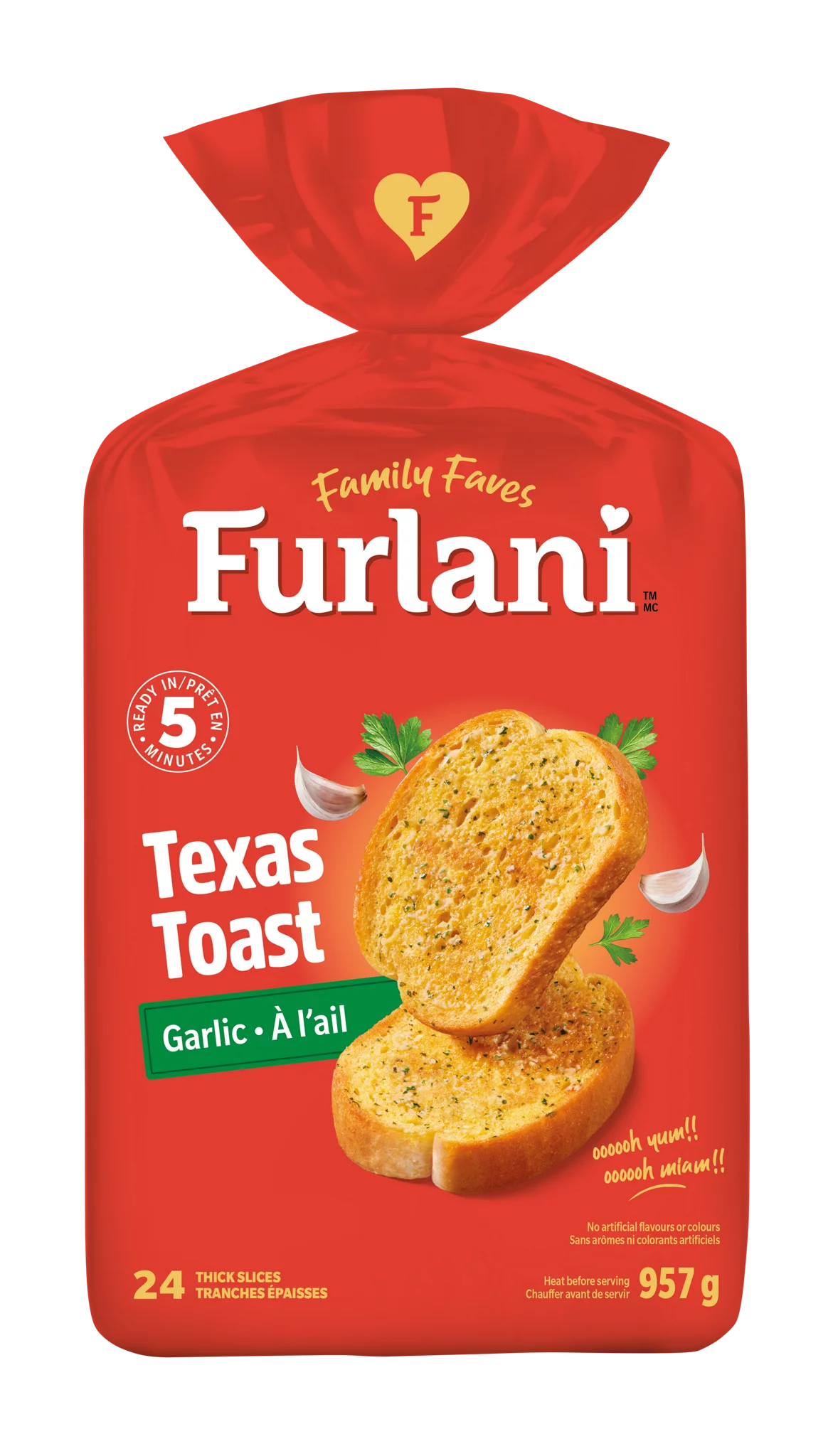 Furlani Texas Garlic Toast, 24 count