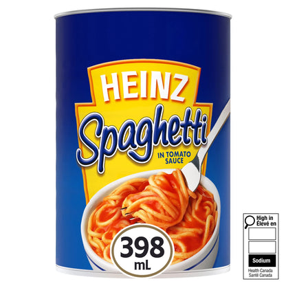 Heinz Spaghetti in Tomato Sauce with Cheese, 398 mL