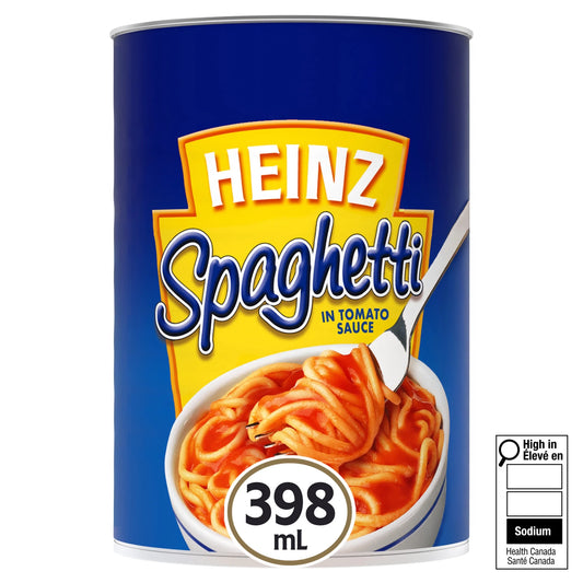 Heinz Spaghetti in Tomato Sauce with Cheese, 398 mL