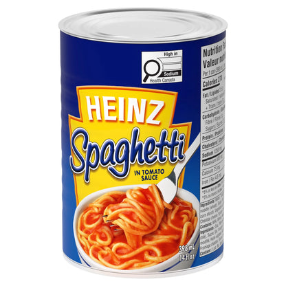 Heinz Spaghetti in Tomato Sauce with Cheese, 398 mL