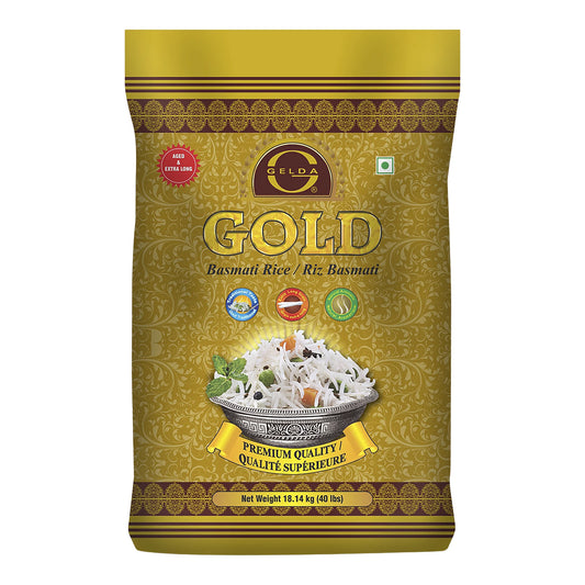 Gelda Gold Basmati Rice, 18.14 kg