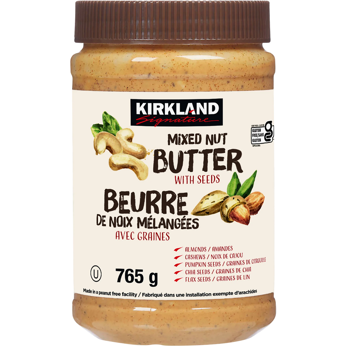 Kirkland Signature Mixed Nut Butter, 765 g