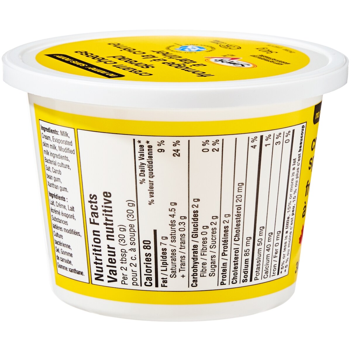 No Name Plain Cream Cheese Spread, 340 g