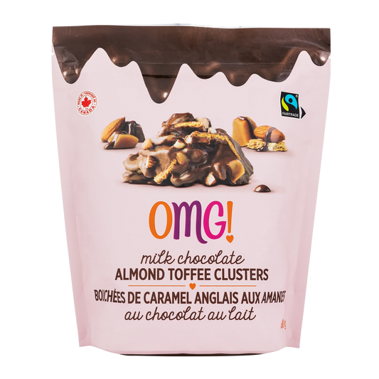 OMG! Milk Chocolate Almond Toffee Clusters, 680 g
