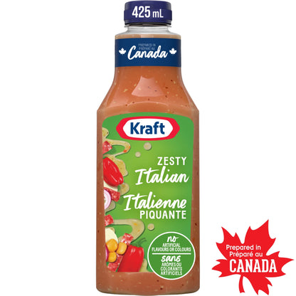 Kraft Zesty Italian Salad Dressing, 425 mL