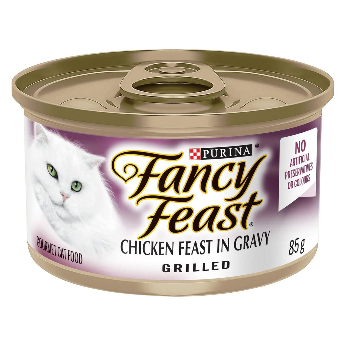 Fancy Feast Grilled Chicken Feast in Gravy Wet Cat Food, 85 g