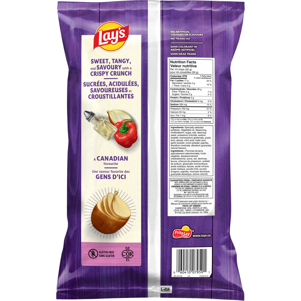 Lay's All Dressed Flavoured Potato Chips, 220 g