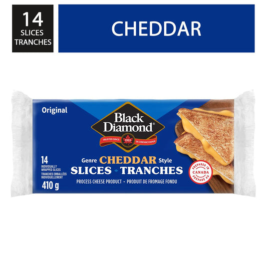 Black Diamond Original Thick Cheddar Slices, 14 slices, 410 g
