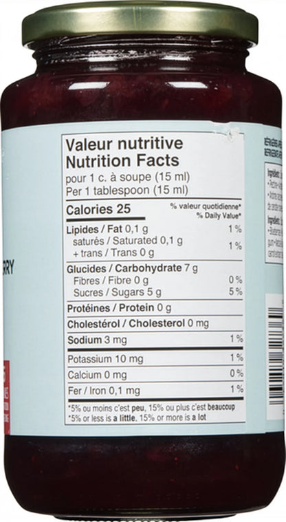 Dora Strawberry Blueberry Light Spread, 500 mL