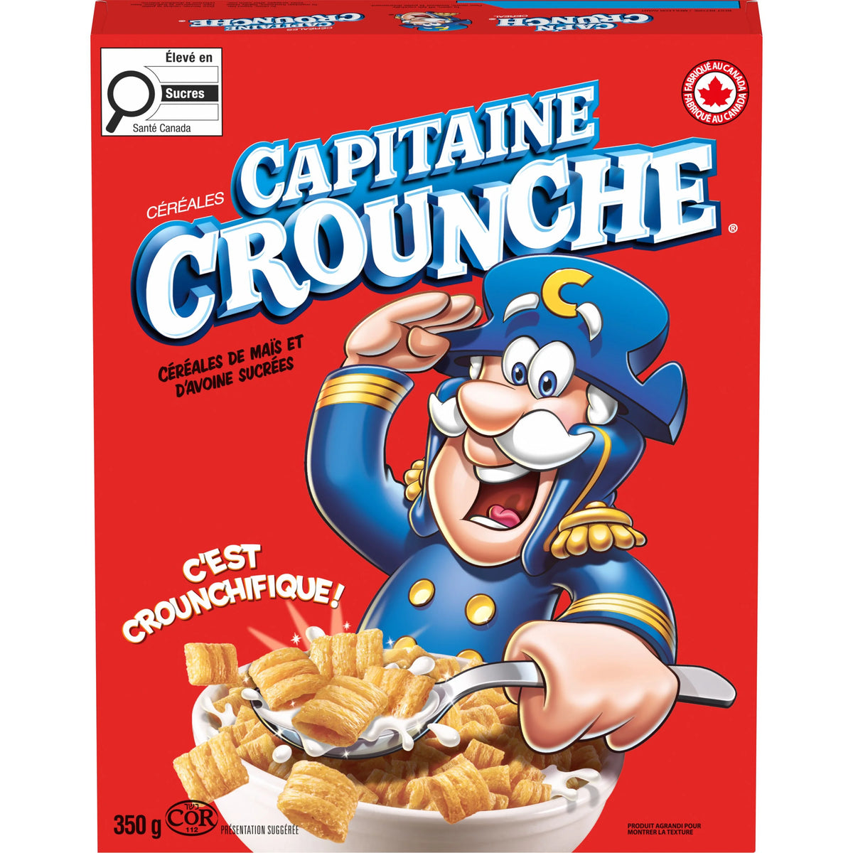 Cap'N Crunch Original Cereal, 350 g