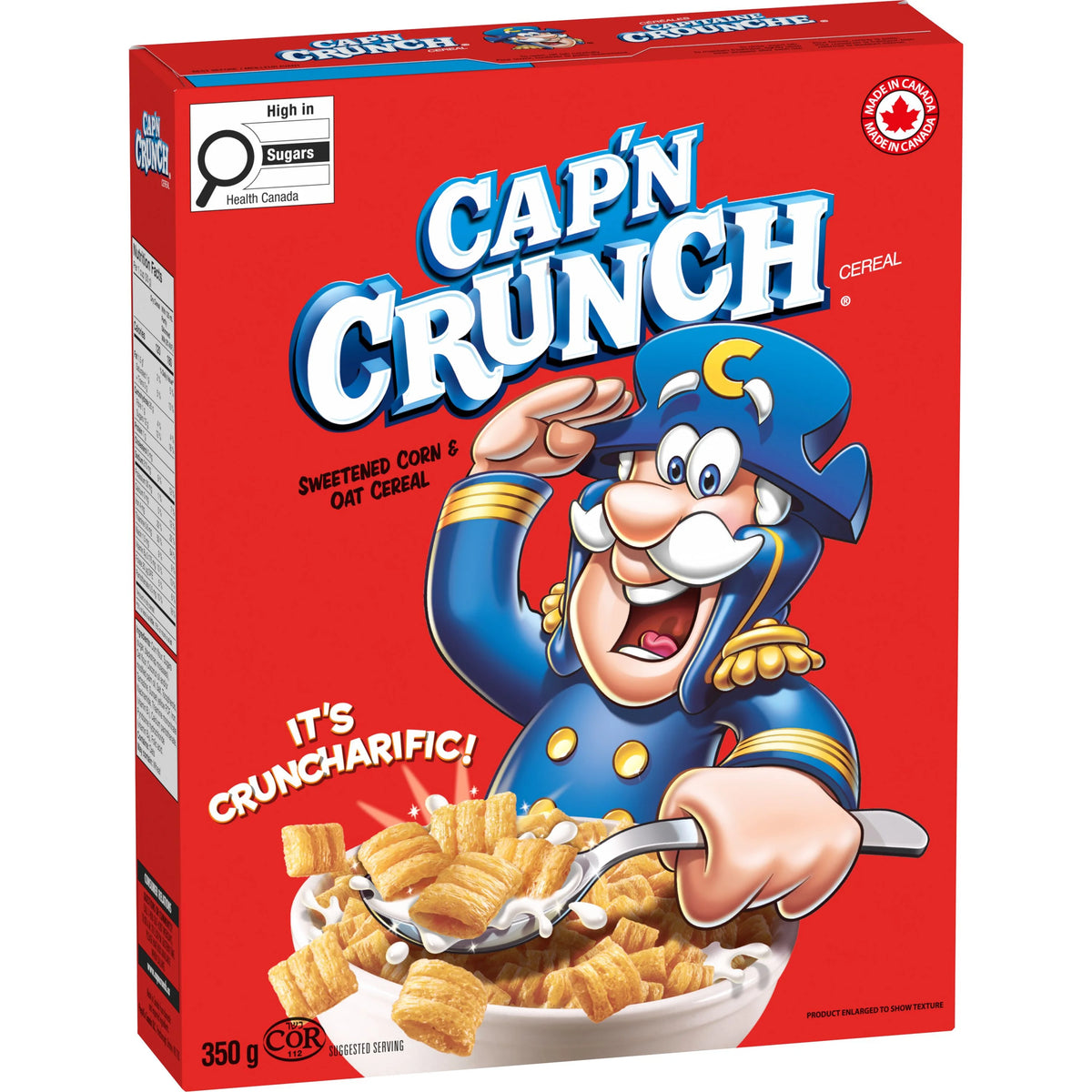 Cap'N Crunch Original Cereal, 350 g