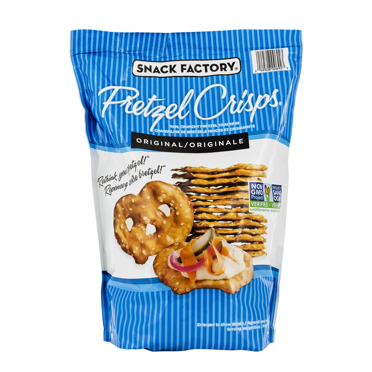 Snack Factory Pretzel Crisps, 737 g