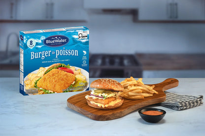 Bluewater Breaded Fish Sandwich Fillets, 519 g
