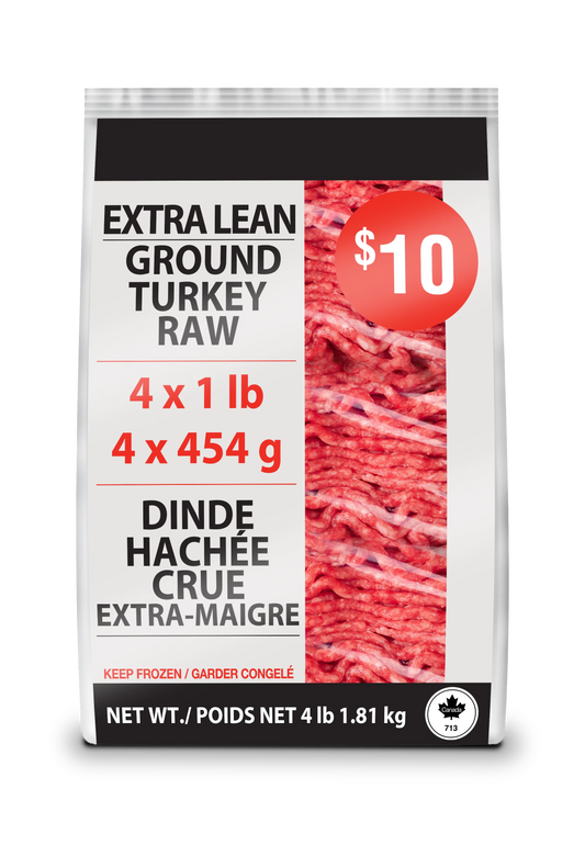 Butchers Selection Extra Lean Ground Turkey, 4 × 454 g