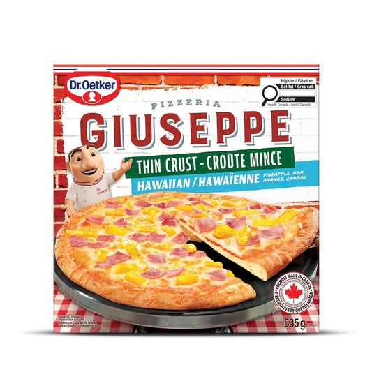 Dr Oetker Giuseppe Pizzeria Thin Crust Hawaiian Pizza, 535 g