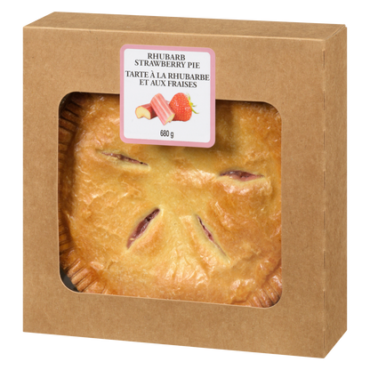 Strawberry Rhubarb Pie, 8 Inch, 680 g