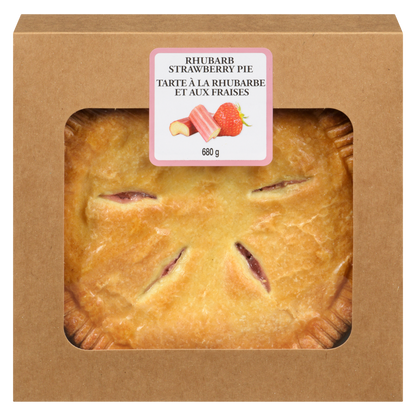 Strawberry Rhubarb Pie, 8 Inch, 680 g