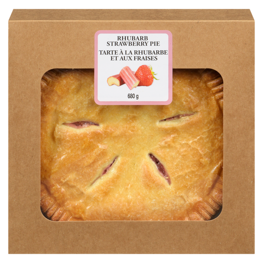 Strawberry Rhubarb Pie, 8 Inch, 680 g